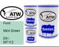 Preview: Ford, Mint Green, E9 / M7112: 500ml Lackdose + 500ml Klarlack + 250ml Härter - Set, von ATW Autoteile West.